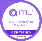 ITIL Foundation 5 certification badge