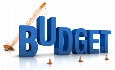 Illustration: crain lifting the word Budget - savings you can get with ONLC's plans.